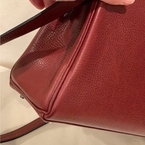 🟥Sold🟥Hermes Kelly 25 in luxe Burgundy color PHW - Picture 13 of 16